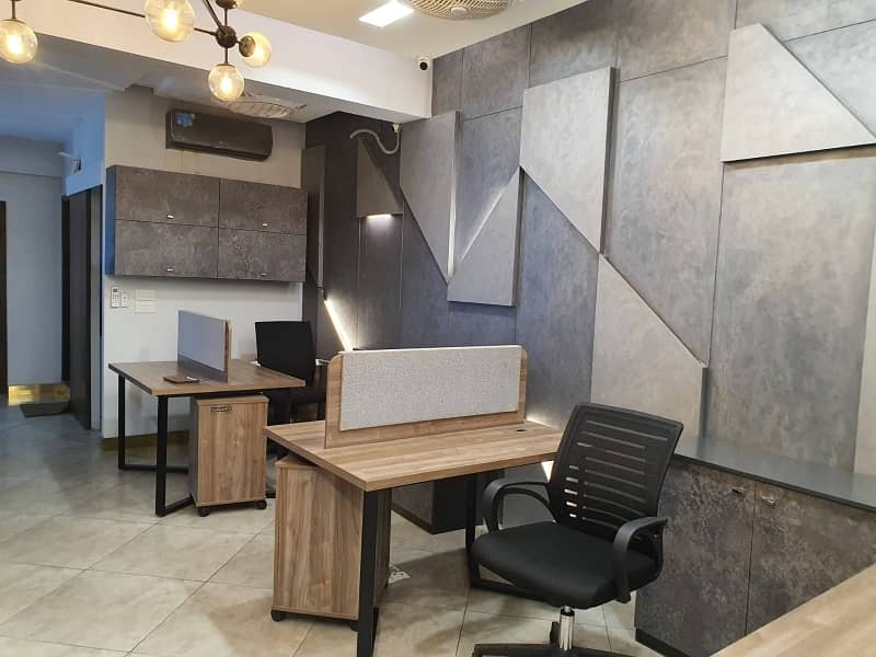 VIP LAVISH FURNISHED OFFICE FOR RENT WITH LIFT 9