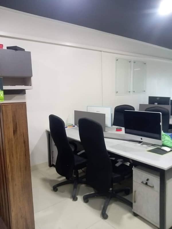 NEAR 26 STREET VIP LAVISH FURNISHED OFFICE FOR RENT 24 &7 TIME MEZNINE FLOOR 14