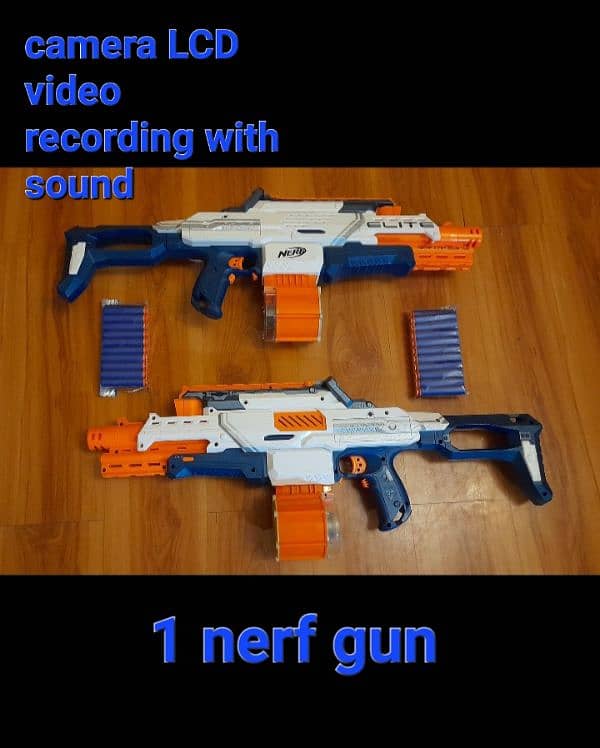 nerf camera video recording gun automatic 0