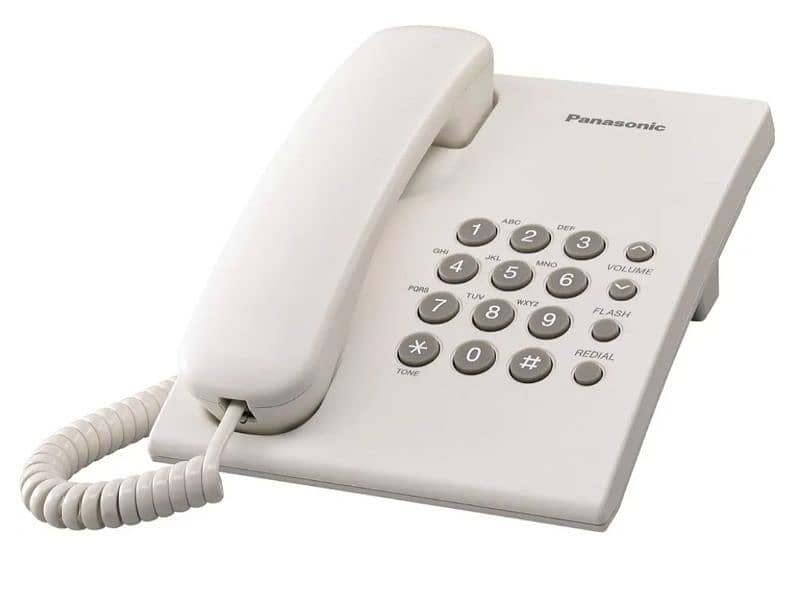 Panasonic KX-TS500 Integrated Corded Telephone - White 0