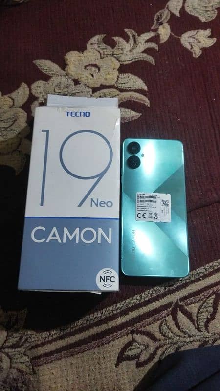 Tecno Damon 19neo 6+4/128 with box just panel change no fault all ok 0