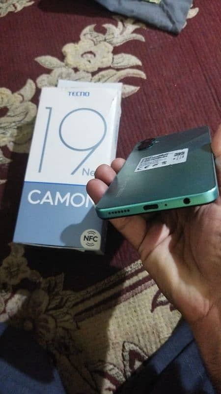 Tecno Damon 19neo 6+4/128 with box just panel change no fault all ok 4