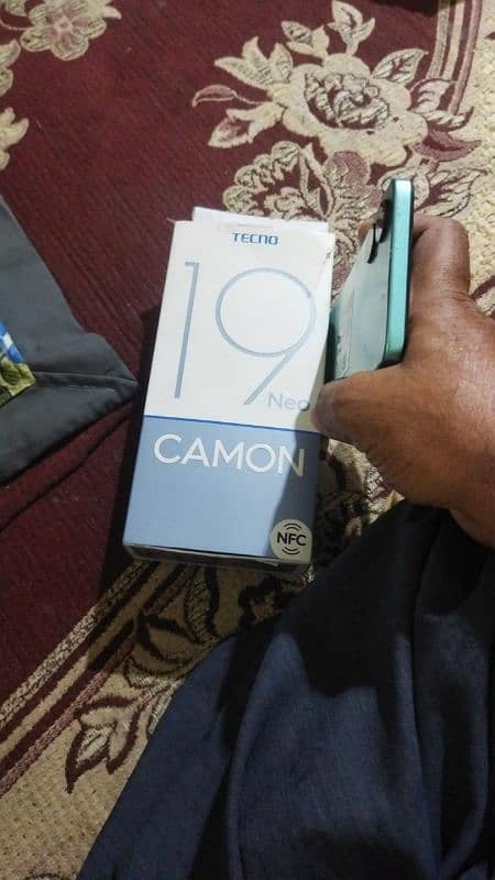 Tecno Damon 19neo 6+4/128 with box just panel change no fault all ok 5