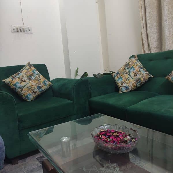 5 Seater Sofa with Glass Table 14