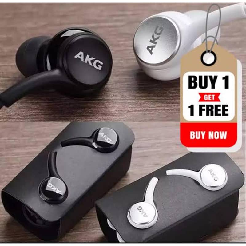 Buy 1 Get 1 Free) AKG Handsfree - Universal AKG Handfree For All 0