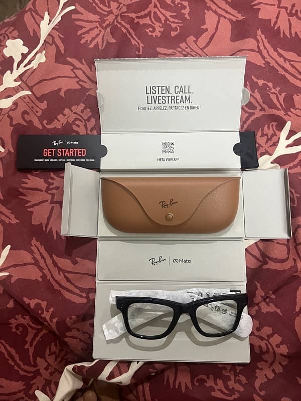 Ray ban meta Wayfarer 50 mm small lens clear 5