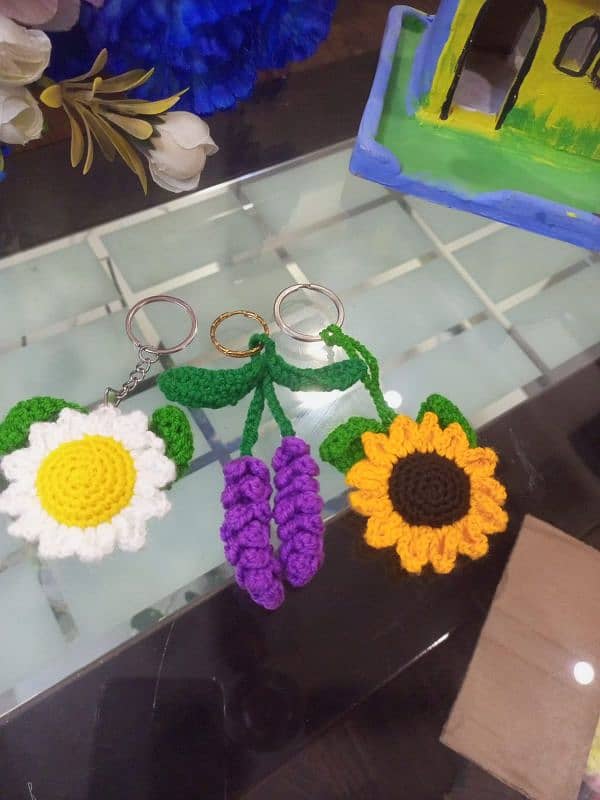 Crochet key chain 3