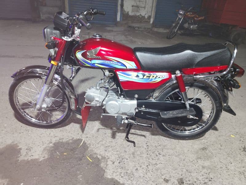 Honda CD 70 Showroom condition 2024 model 0