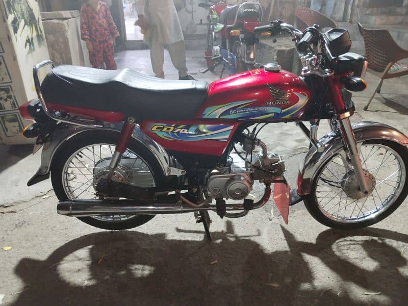 Honda CD 70 Showroom condition 2024 model 1