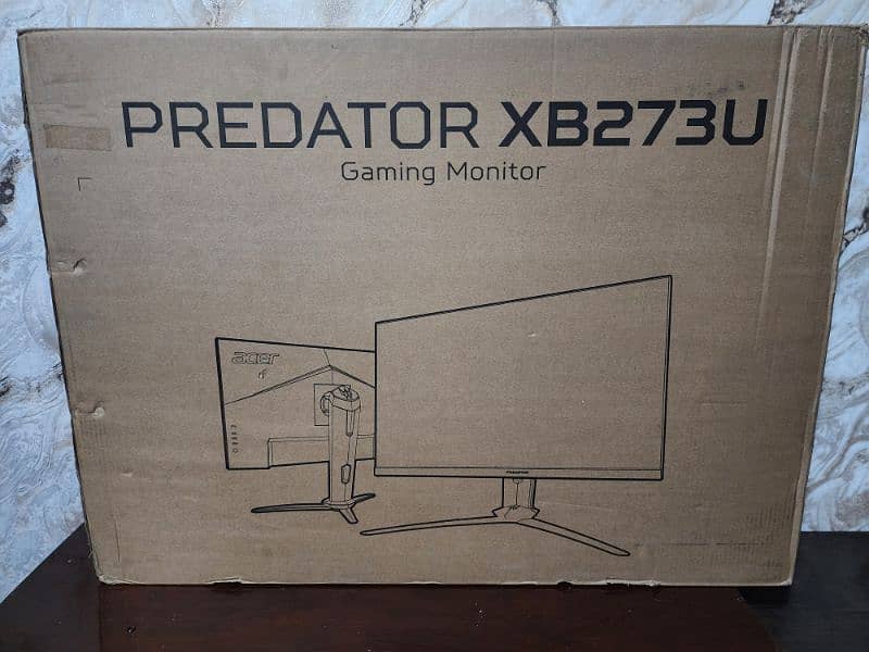 Acer Predator XB273U 270hz 0.5ms ips 27inch Borderless gaming monitor 16