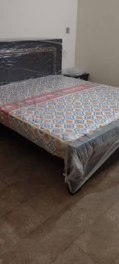 king size New Bed + side tables