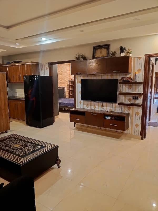 Two Bed Furnished Apartment For Rent In Quaid Block Bahria Town Lahore 3