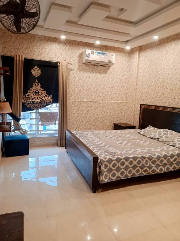 Two Bed Furnished Apartment For Rent In Quaid Block Bahria Town Lahore 15