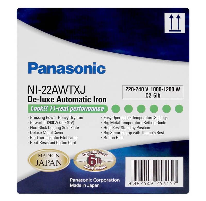 Panasonic De-luxe Automatic Iron (Original) NI-22AWTXJ 2