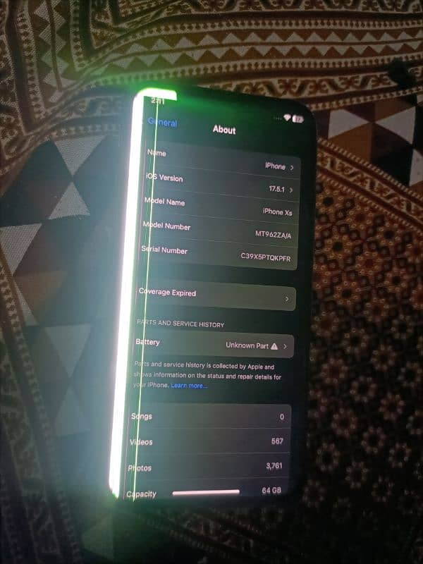 Iphone Xs 64GB  PTA Urgent sale 6