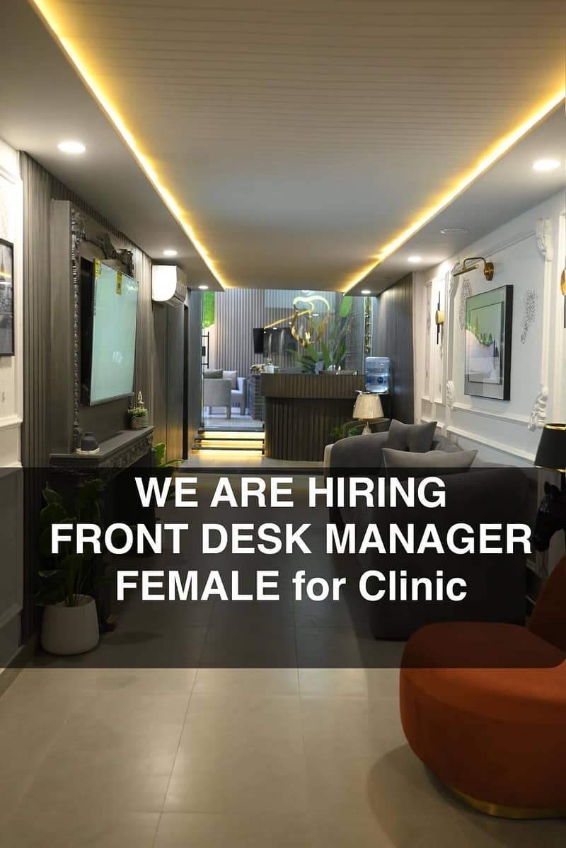 Front desk attendant for clinic , Video Editor , videographer (female) 0