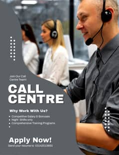 Fresh Girls & Boys required for  Call Center