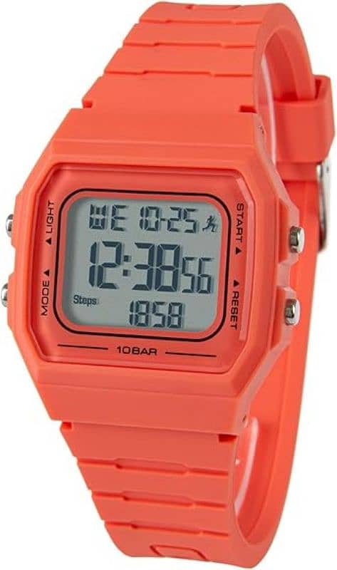 Zeit-Bar Multifunction Digital Pedometer Watch, Strap. 0