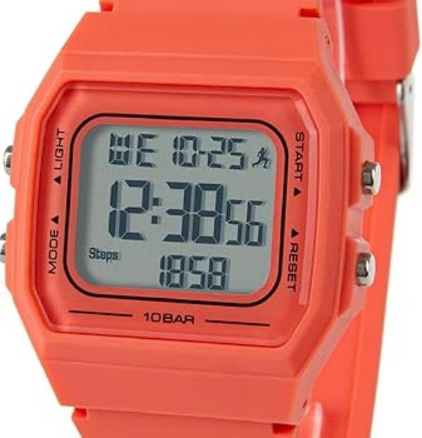 Zeit-Bar Multifunction Digital Pedometer Watch, Strap. 1