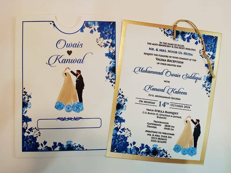 customized wedding card 1