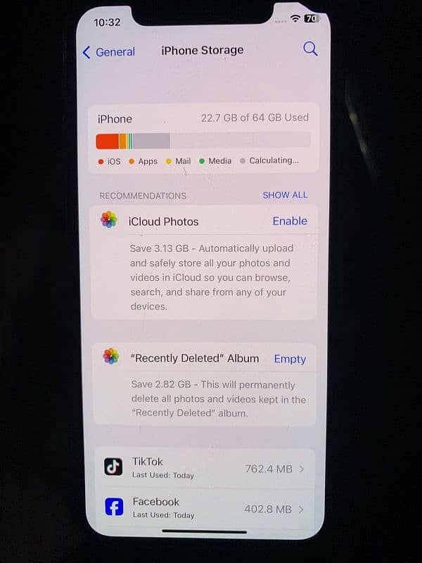 iphone x 64gb fu 4