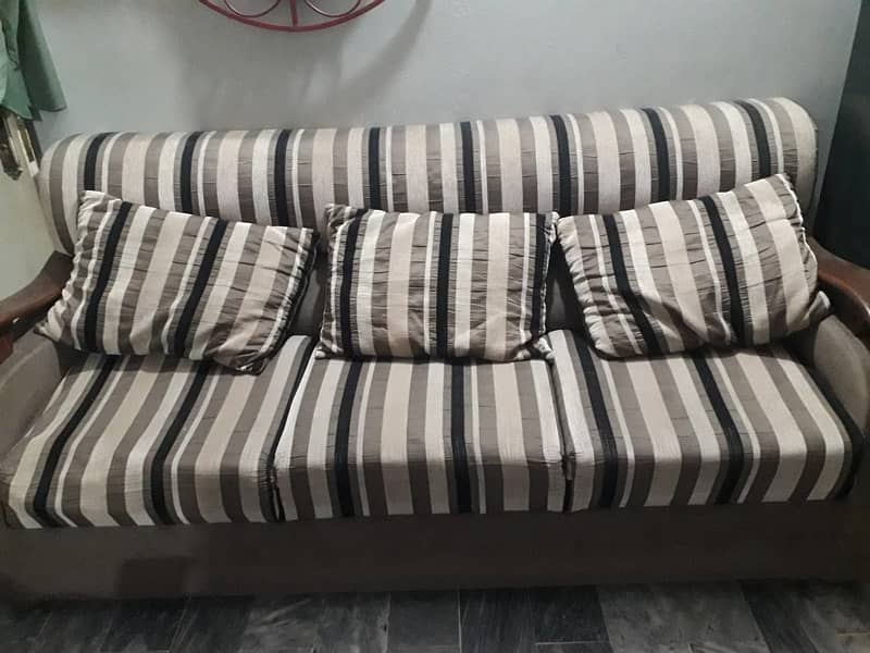 5 seater premium wooden sofa set ( 0316-2881243 ) 2