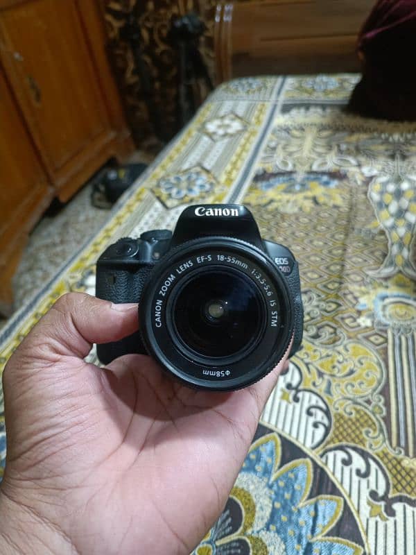 Canon 700d with 18/55 (STM)  Lens. 4