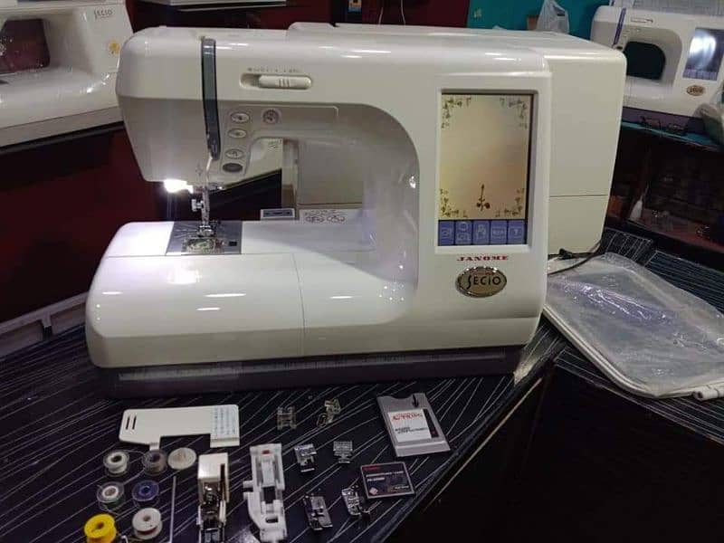 janome secio 9500 sewing and embroidery machine in 10/10 condition 1