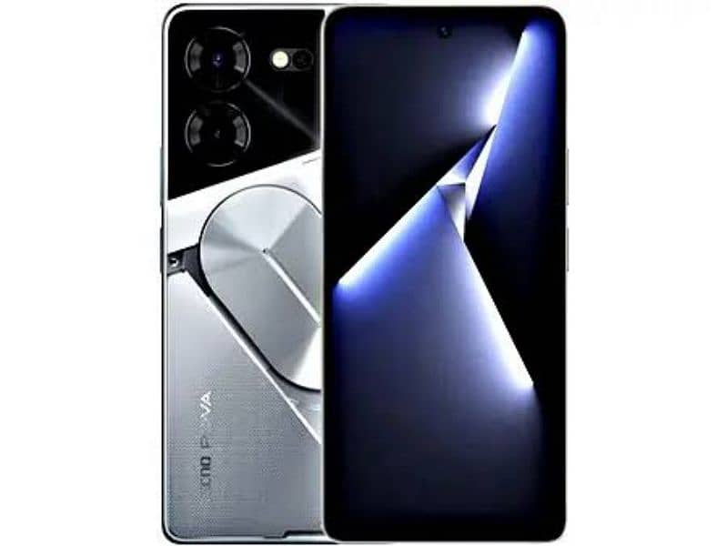 tecno pova 5 pro silver color 1