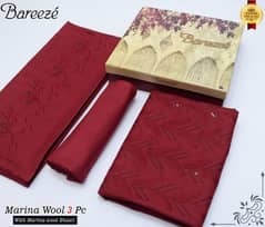 Breeze Marina Wool Collection Embroidered wool shawl Best Quality