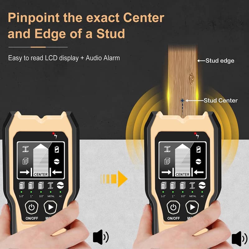 Tavool Stud Finder Wall Scanner - 4 in 1 Stud Detector 8