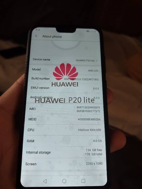 Huawei p20 lite condition 10/10  4gb ram 128gb storage hy 7