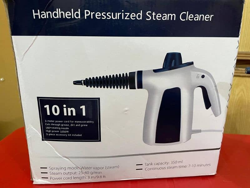 Chase UK Electric Hand Held Steam Cleaner and Garment Steamer 1