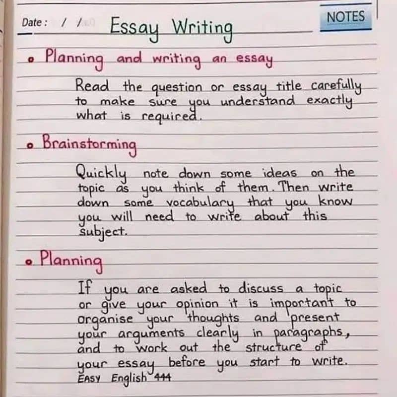 Writing skills 2