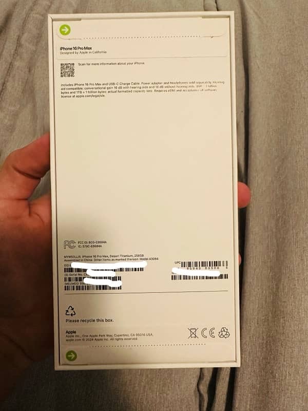 iPhone 16 Pro Max 256GB LLA Factory Unlocked NON-PTA 1