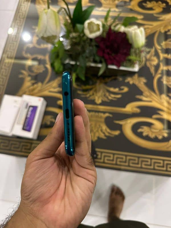 Redmi note 8 pro with cover and protector 6