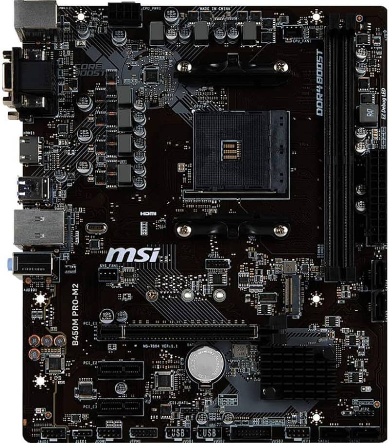 MSI b450m m2 v2 Motherboard for sale 1