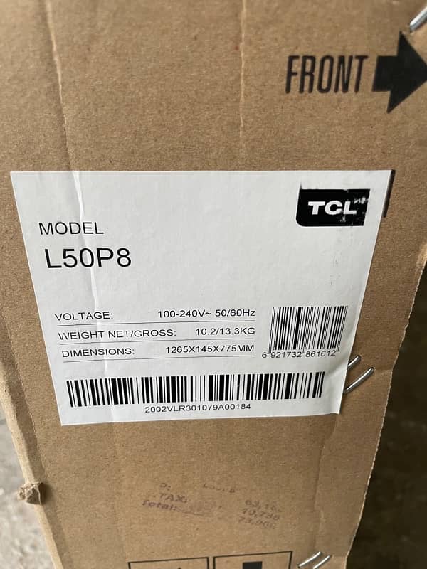 tcl model L50P8 0