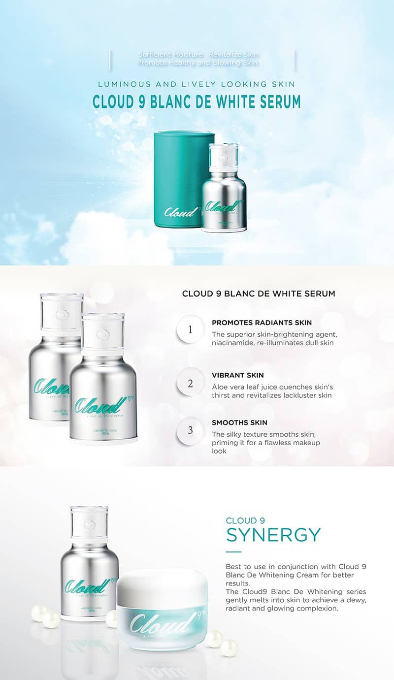 Cloud 9 Serum for Whitening & Wrinkles Treatment 1