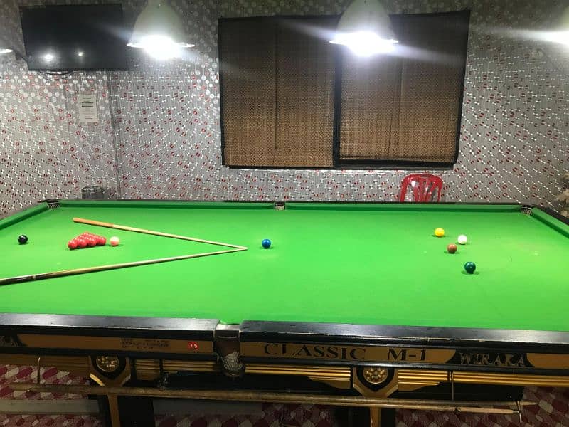 Snooker table 6/12 1