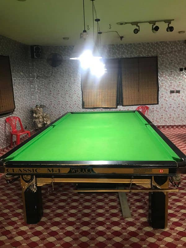 Snooker table 6/12 4