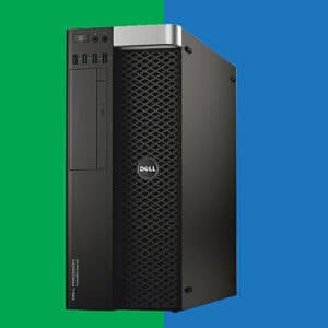 Dell T5810, E5 2650 v4 (12-Cores) 16-GB DDR4, 256-GB SSD. 2