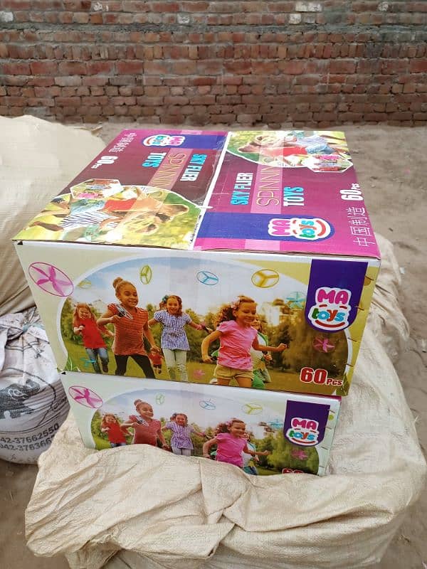 I have a toys factory in wazirabad dleavery All pakistan it'a new item 4