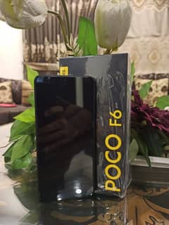 Xiaomi poco f6 with cover and protector