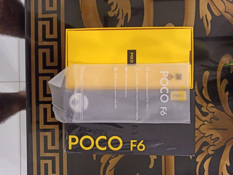 Xiaomi poco f6 with cover and protector 2