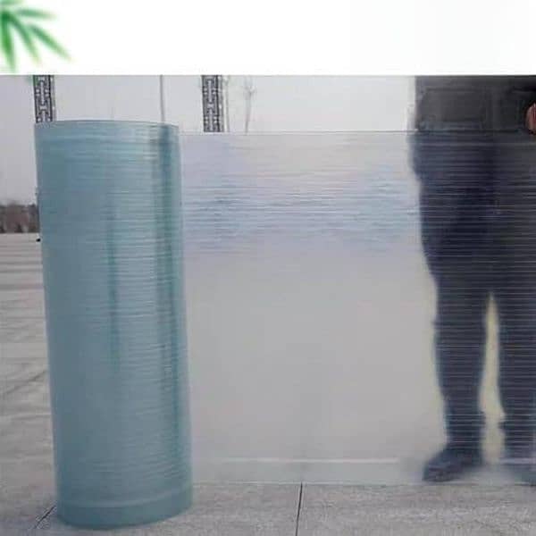SOLID POLYCARBONATE SHEETS IN ROLL SHAPE AVAILABLE. 9