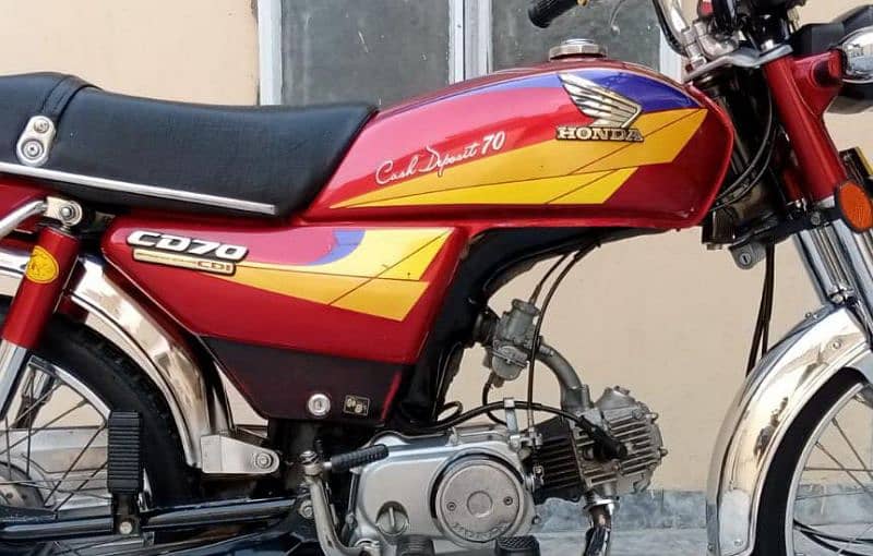 Honda CD 70 cc bike 2005 model for sale 03096971796 1