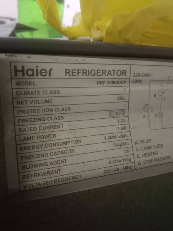 Haier full size glass door 4