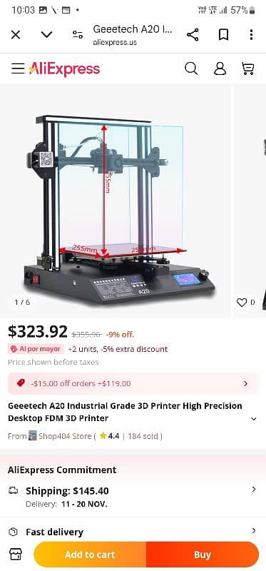 GEEETECH A20 3D Printer 0