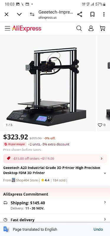 GEEETECH A20 3D Printer 1